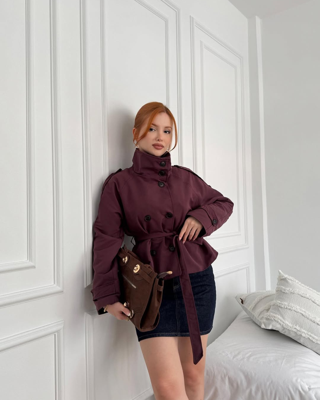 KLARV | Short Trench Coat