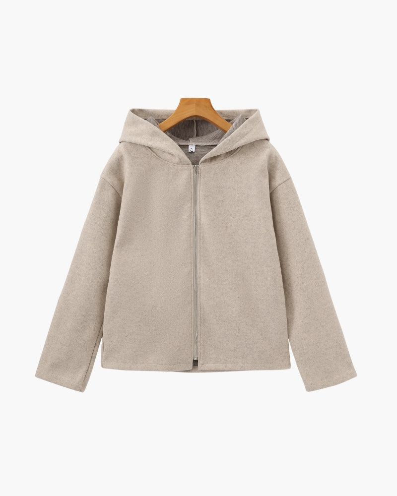 Kuval Wool Zip Coat