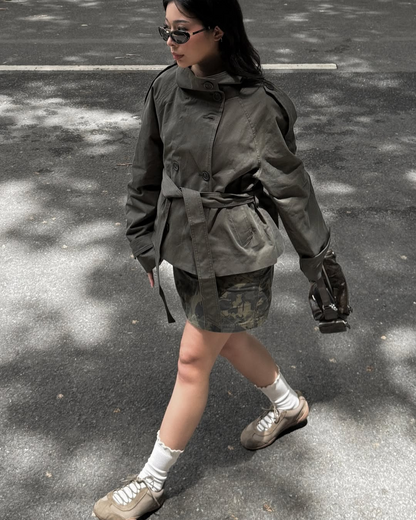 KLARV | Short Trench Coat