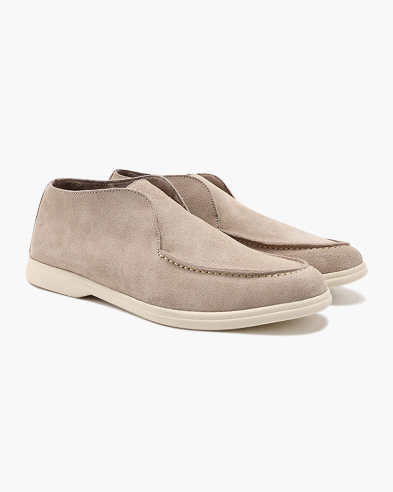 High Suede Loafers