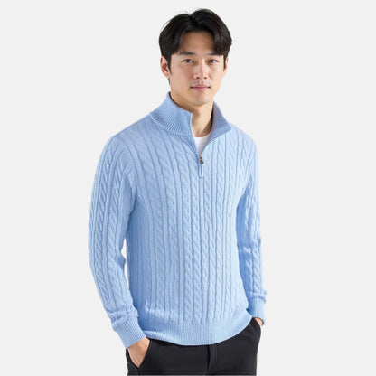 Valnero Cable Zip Sweater