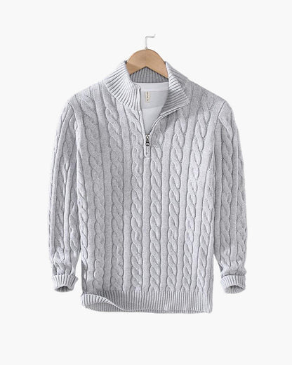 Valnero Cable Zip Sweater