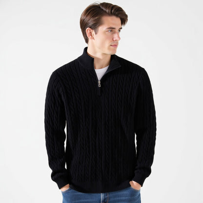 Valnero Cable Zip Sweater