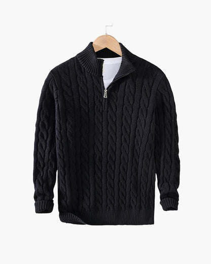 Valnero Cable Zip Sweater