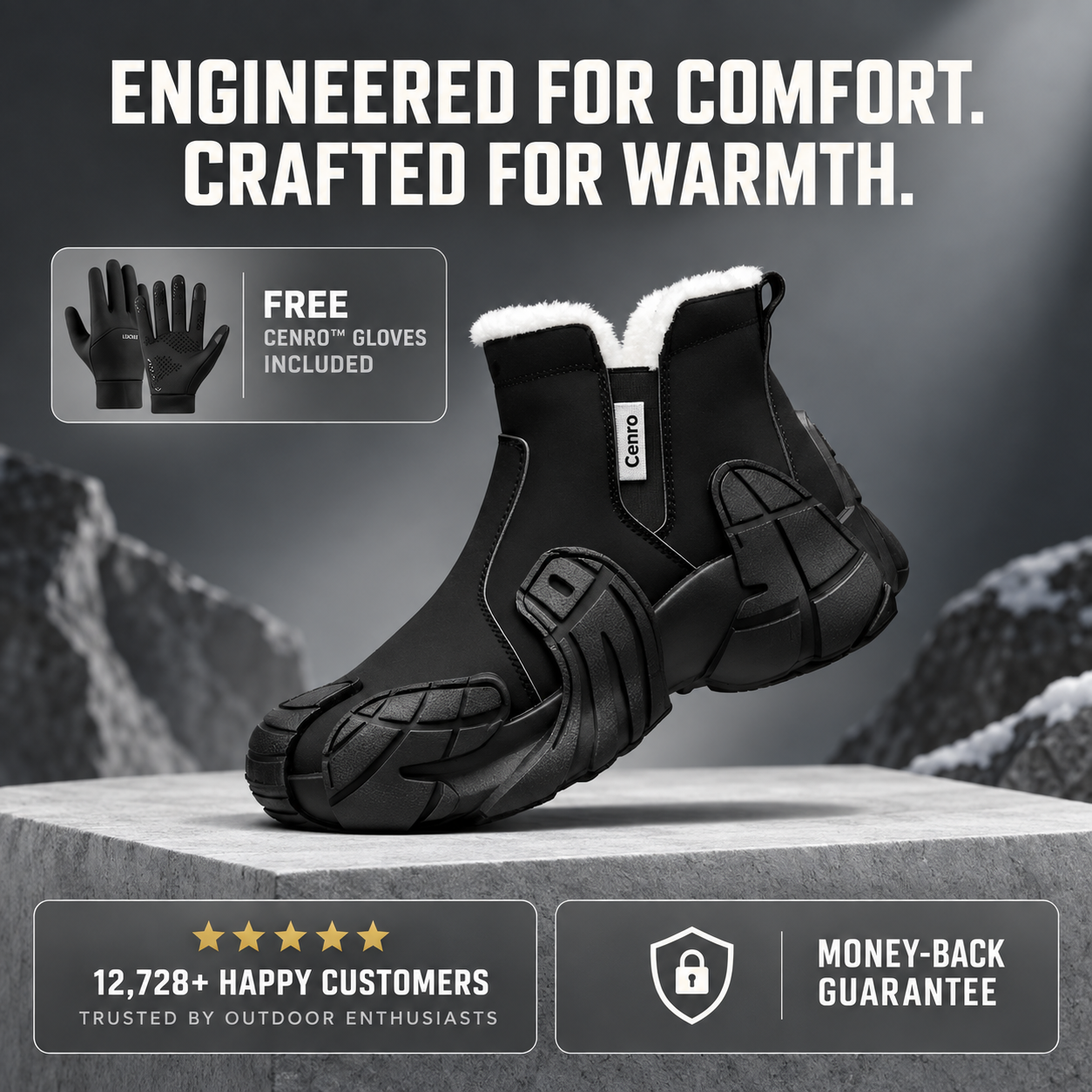 Cenro™ | Therma Fleeced Waterproof Boots