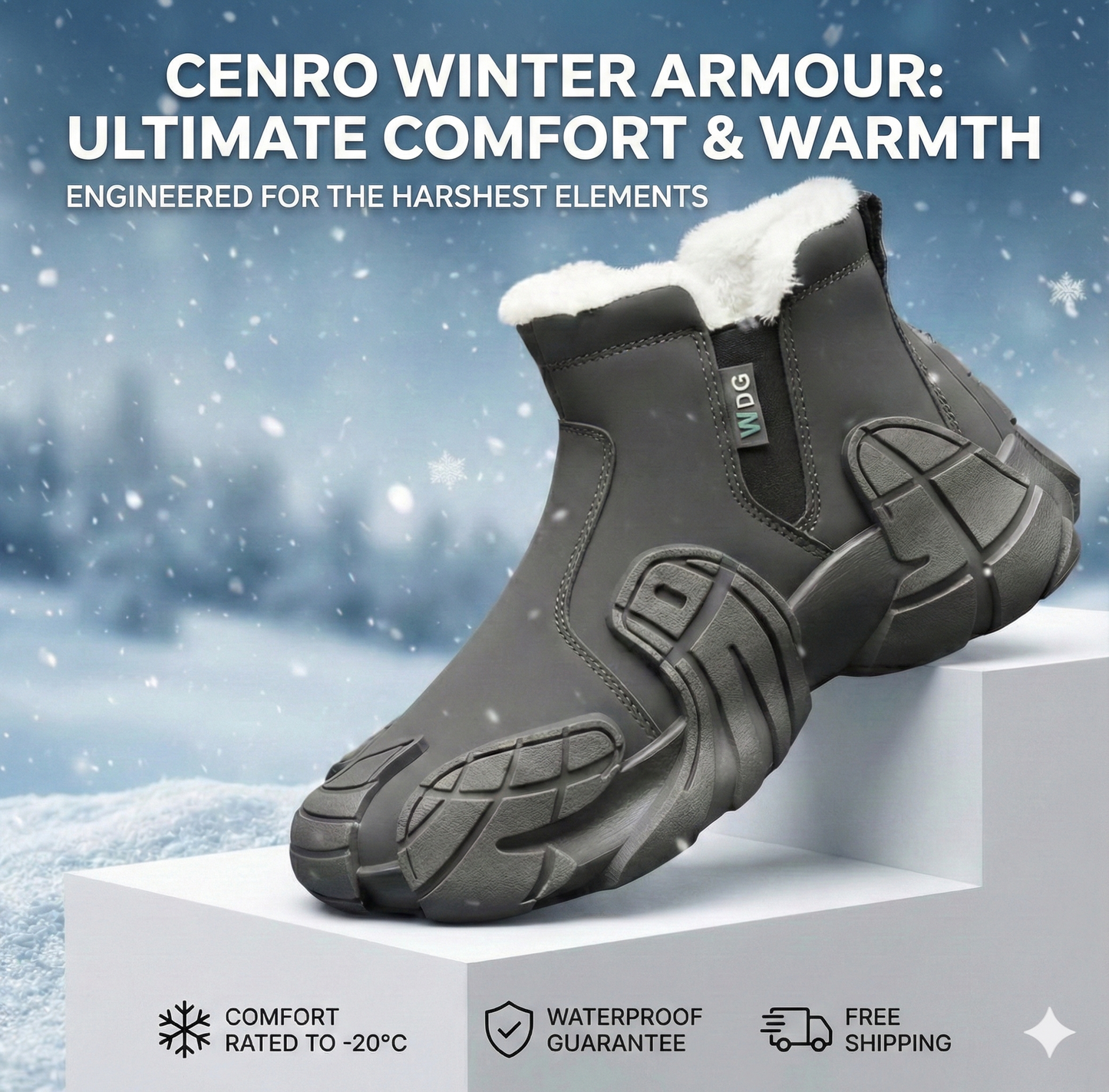 Cenro™ Therma Fleeced Waterproof Boots