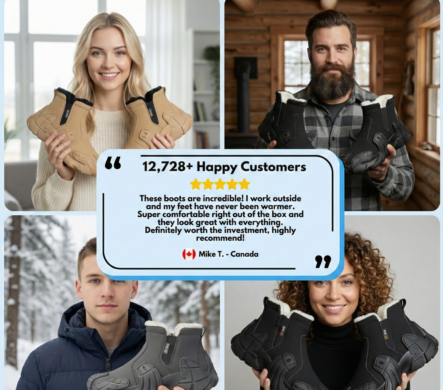 Cenro™ Therma Fleeced Waterproof Boots