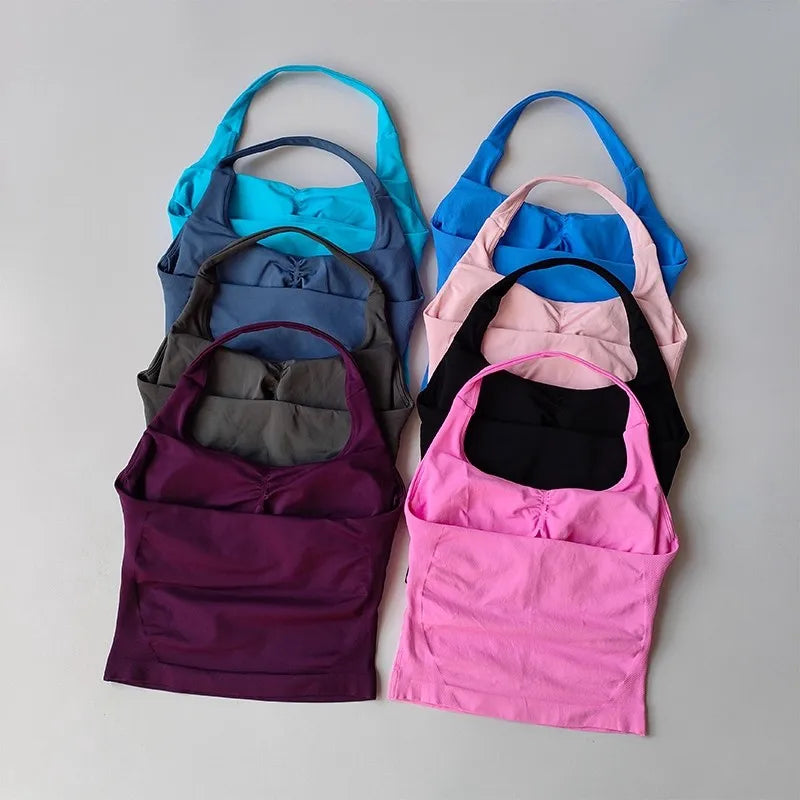 Cenro™ Halter Padded Sports Bra